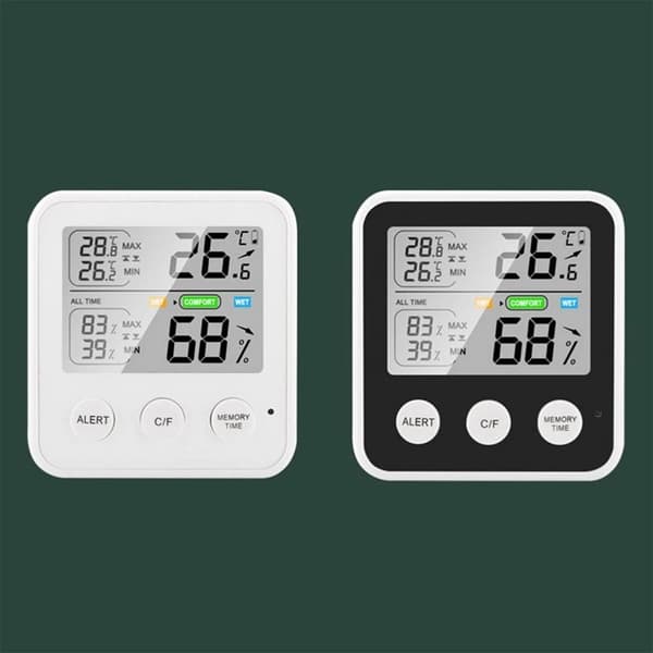 Mordely Digital termo-hygrometer Elektronisk termometer hygrometer White