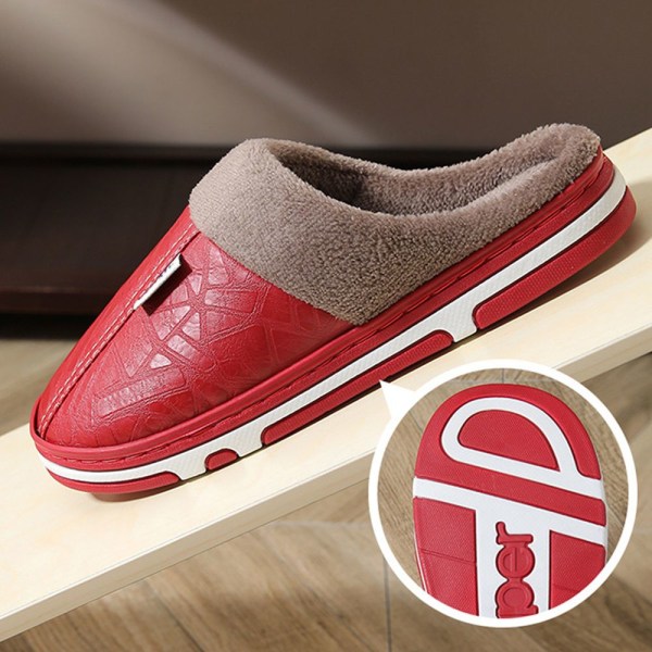 Mordely House Tofflor Winter Toffel RED 40-41 (FIT39-40) red 40-41(fit39-40)