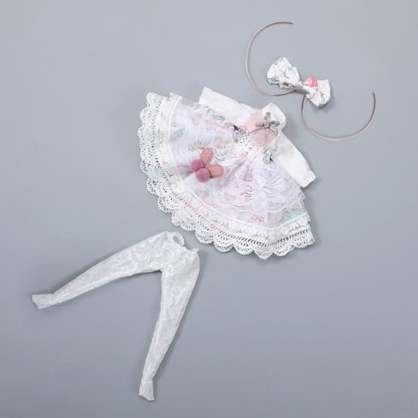 Mordely Dockkläder Floral Princess Dress