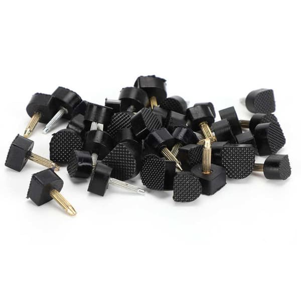 Mordely 20ST Högklacksspetsar Hälstift 12X12MM 12x12mm