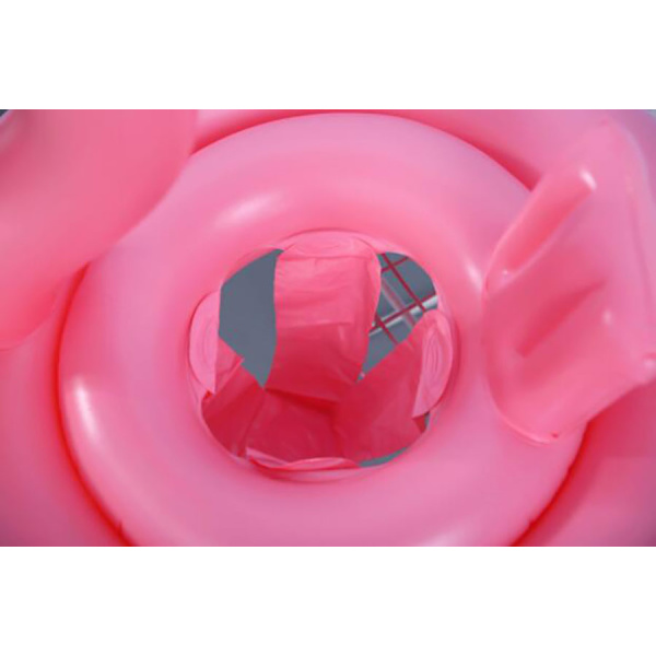Baby Pool Float, Inflatable Flamingo Float, Infant Swimming Ring, Inflatable Pink Flamingo Baby Float for Pool, Rose Gold