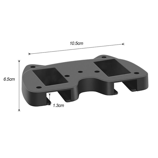 Mordely 2st Gamepad Hållare Hängande fäste SVART 2ST black 2pcs-2pcs