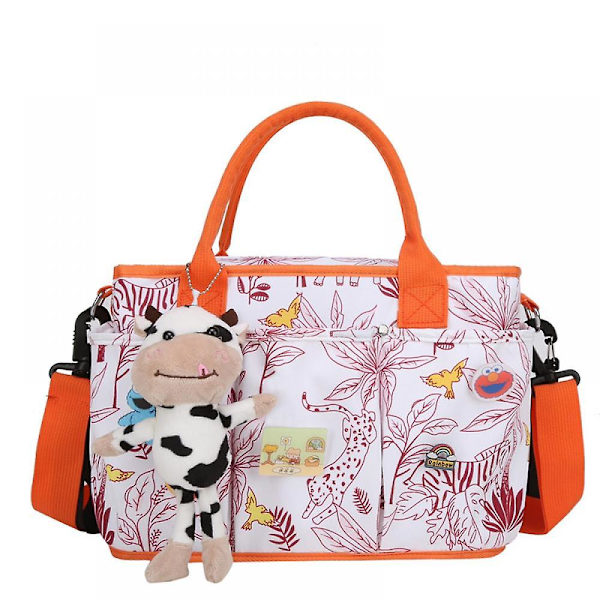 Mordely Diaper Bag, Mom & Dad Travel Shoulder Messenger Bag, Multipurpose Baby Bag For Boys & Girls A916-618 pink
