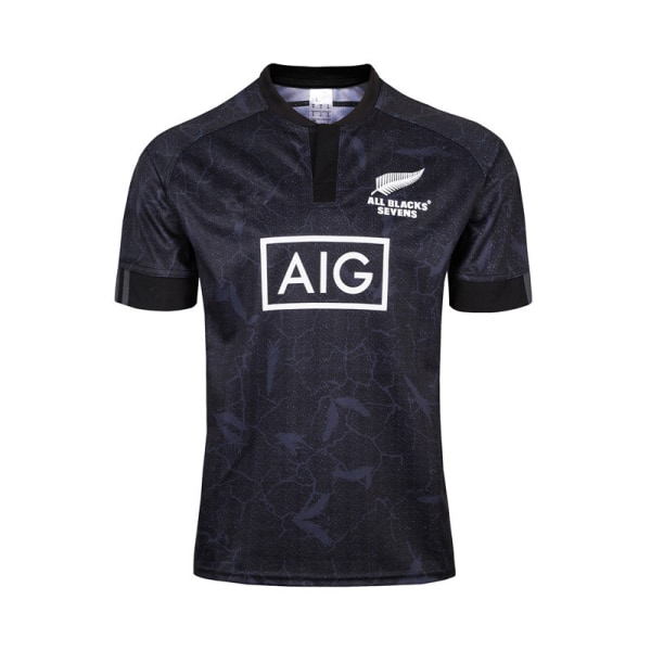 Mordely New All Blacks Sevens New Zealand Maori 2018 Rugby Jersey (vuxen storlek) XL