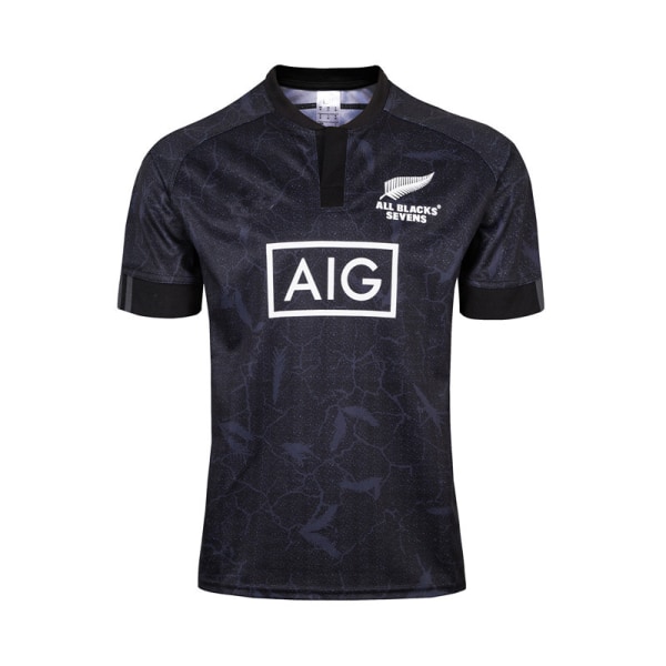 Mordely New All Blacks Sevens New Zealand Maori 2018 Rugby Jersey (vuxen storlek) XXXL