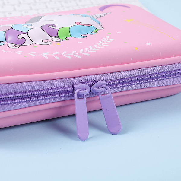 Mordely EVA Waterproof Hard Shell Unicorn Kids 3D case pink style3