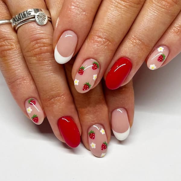 Mordely Almond Fake Nails False Nail SN024
