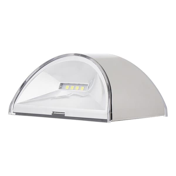 Mordely LED Dörrstaket Vägglampor Sunlight Lamp Solar Lights