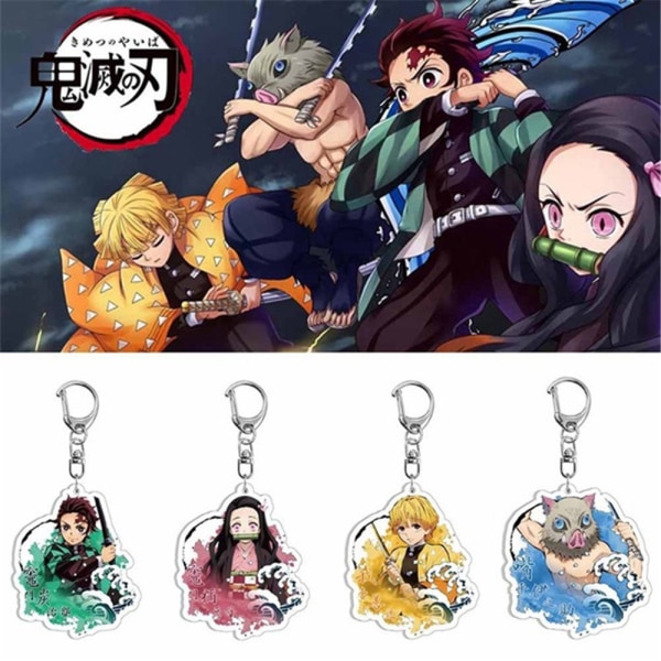 Mordely Demon Slayer Key Rings 2