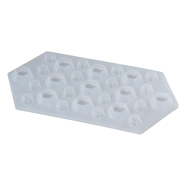 Mordely 2st 3D Gem molds för hartshantverk