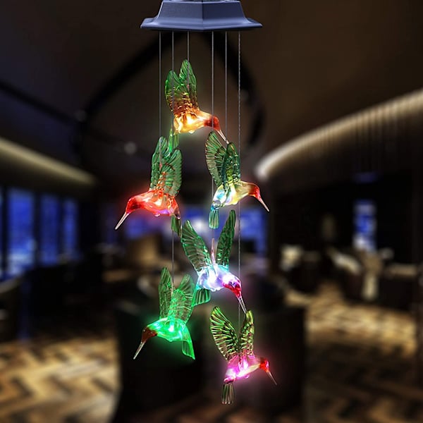Mordely LED Wind Chime Solar Light 6