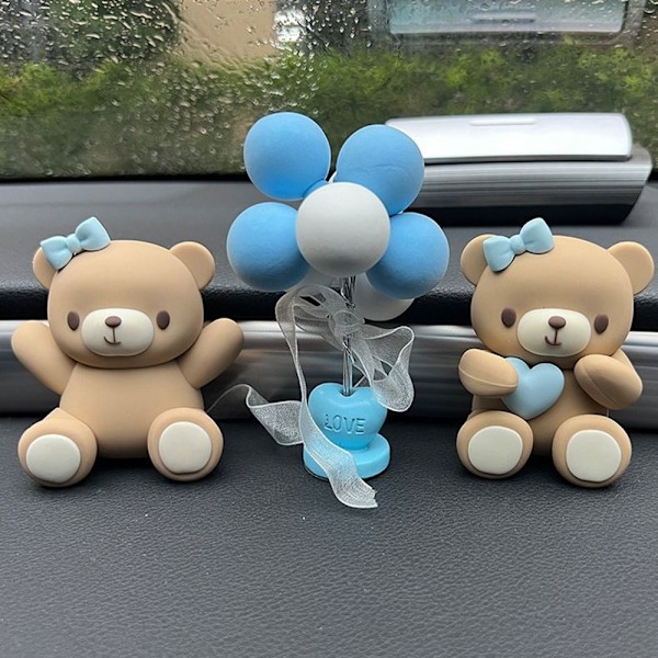 Instrumentbräda Bear Ornaments Animal Doll Toy E