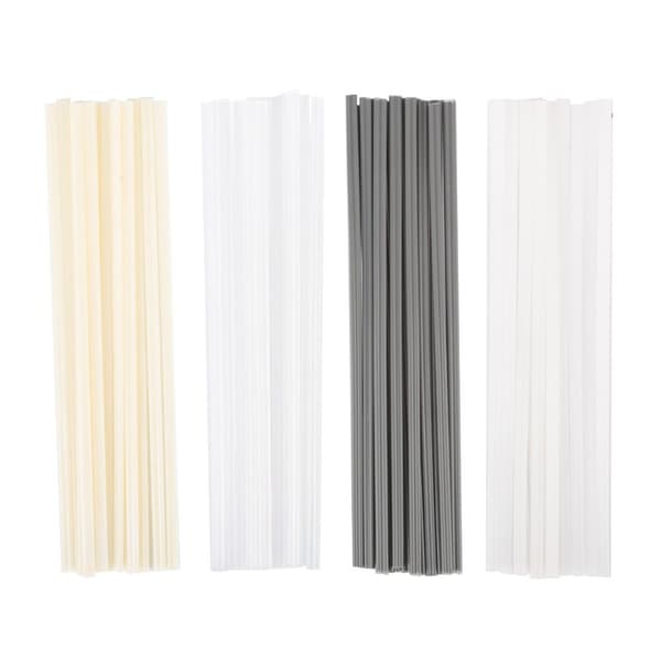 Mordely 100 st plastsvetsstavar PP/PE/PVC/ABS svetsstickssatser