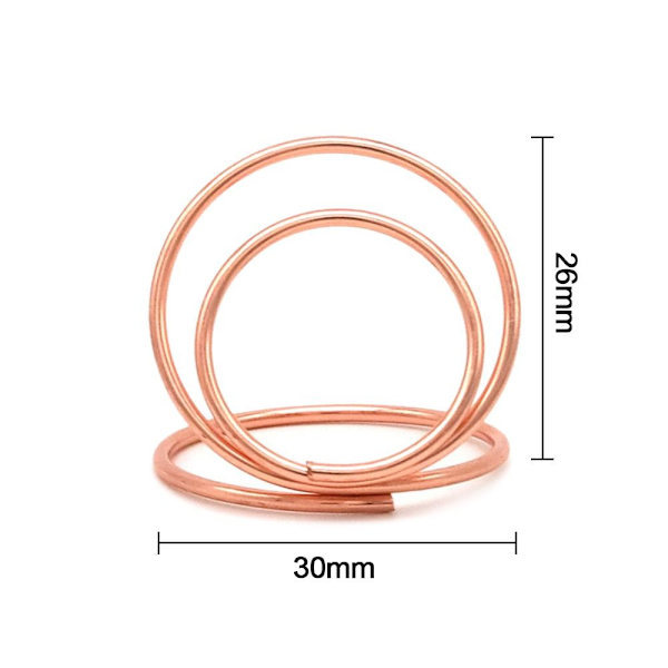 Mordely Bordsnummer Hållare Platskort ROSE GULD rose gold