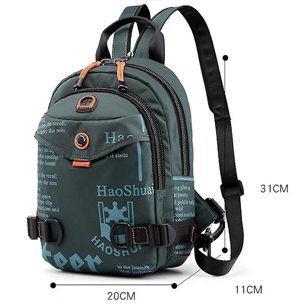 Mordely Outdoor Men's Waist Bag Sports Running Close-fitting Waist Bag Navy blue
