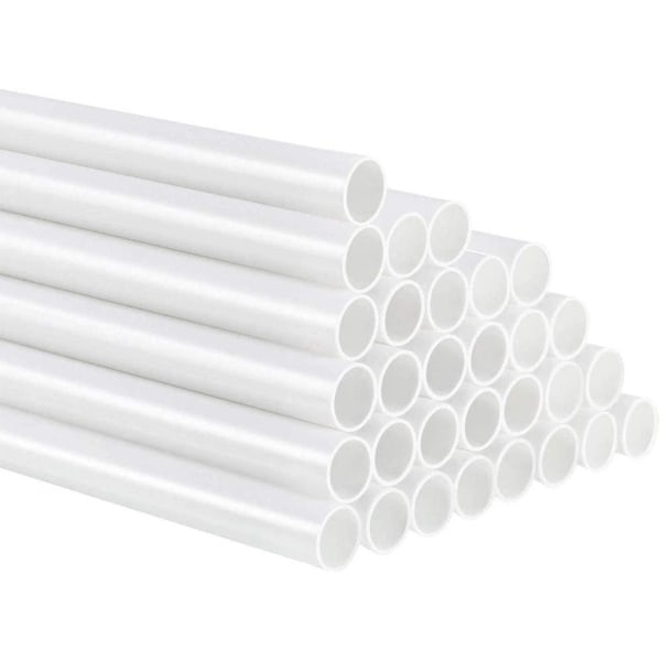 2023 30 Pieces White Plastic Cake Dowels, 24cm Reusable Cake Support Sticks For Multi-tier Cake Building