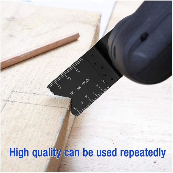 Mordely 10 Pack Oscillating Multi-tool Blades Precision Wood Metal Oscillating Saw Blades Universal Multi-tool Quick Release