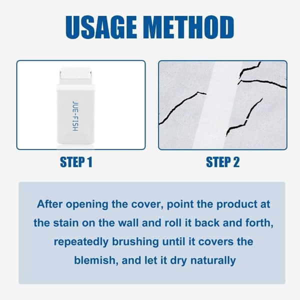 Mordely Liten rullborste Vägg Latex Paint Vägg Reparation Paste Roller
