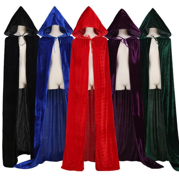 Mordely Velvet Cloak Cape Ghost Capes GRÖN green