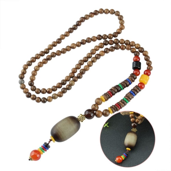 Mordely Nepal Halsband Horn Fish Hänge STIL 1 Style 1