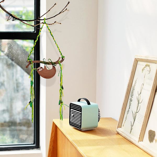 2023 3 Set Diy Sloth Pendant Compact Childlike Decorative Interesting Creative Leaf Branch Animal Pendant Home Decor