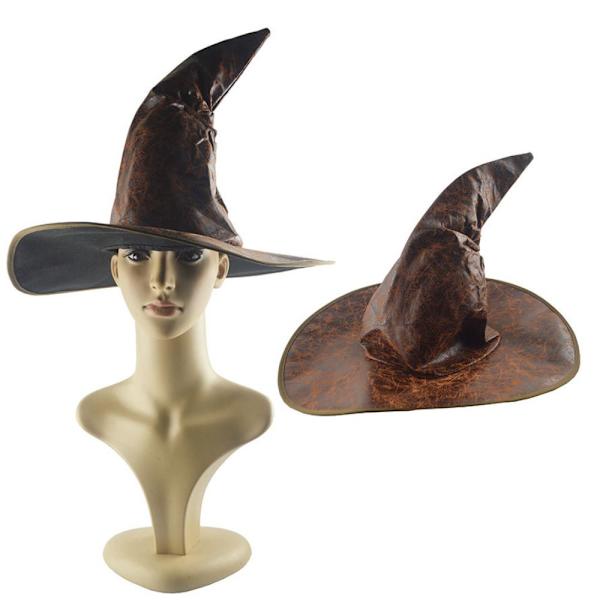 Mordely Witch Wizard Hattar Party Huvudbonader SVART black