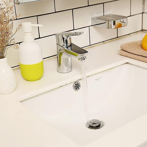 Basin Drain Plug Bathtub Drain Plug Chrome Pop Up Bath Plug Drain Plug For Bathroom And Kitchen, Diameter 38 Mm