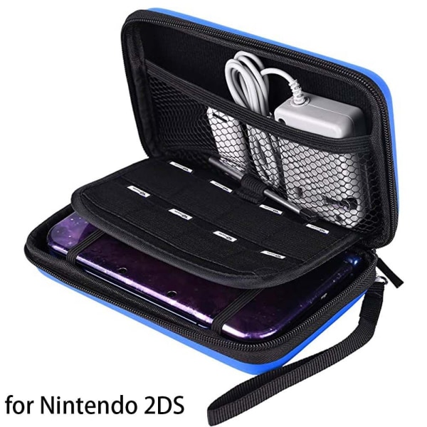 Mordely EVA Protector Hard Case Cover för Nintendo 2DS BLÅ blue