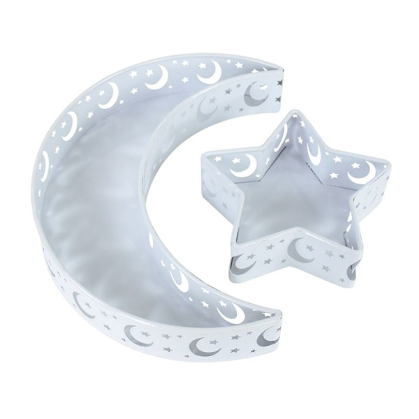 Mordely Eid Mubarak Set Serveringsbricka VIT STIL 1 SET white Style 1 Set