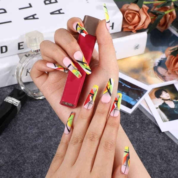 Fake Nails Ballerina 3