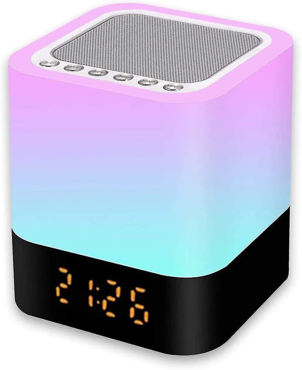 2023 Bluetooth högtalare Night Light 5in1 Touch Light Rgb Dimbar