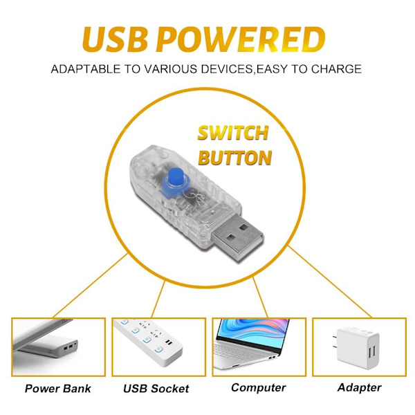 2-pack Fairy Lights USB Plug in String Lights LED-belysning warm white 200 LED 66ft2 pack-2 pack