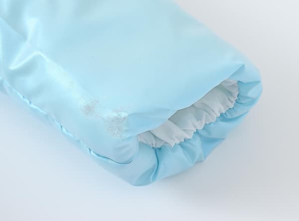 2023 Vadderad jacka för barn Lång krage Vadderad jacka med huva 130cm Light blue