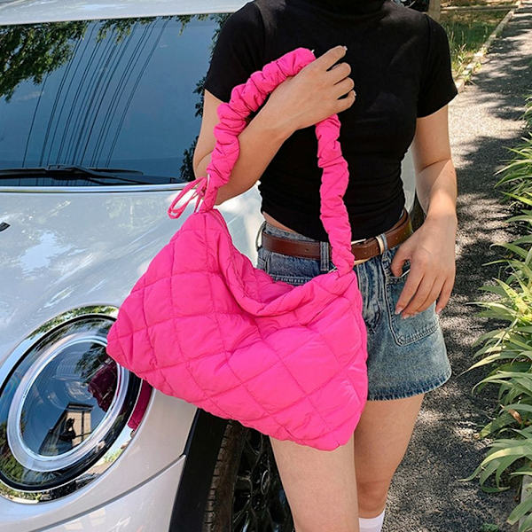 Tygväska Messenger Axelväska ROSA pink