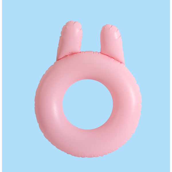 Mordely Pool Float, Inflatable Swimming Ring, Pool Floating Ring, Summer Beach Party and Swimming Ring, Swimming Tube for Kids and Adults - Pink 70CM