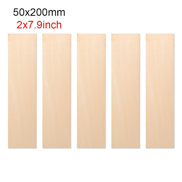Mordely 5st Aircraft Toys Basswood Board 50X200MM 50x200mm