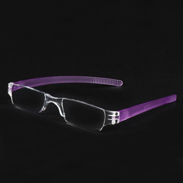 Mordely Läsglasögon Ultralätt glasögon LILA STYRKA 1,00 purple Strength 1.00