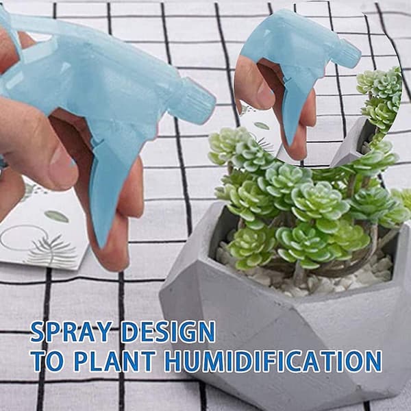 16 Piece Garden Tool Set, Mini Potted Cactus Garden Tool Set, Succulent Plants And Succulent Tools, Blue