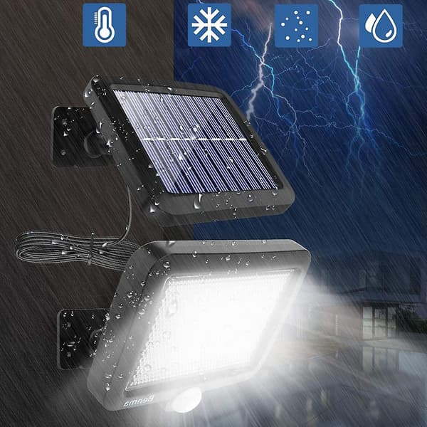 Solar Lights Outdoor Led Solar Vattentät vägg