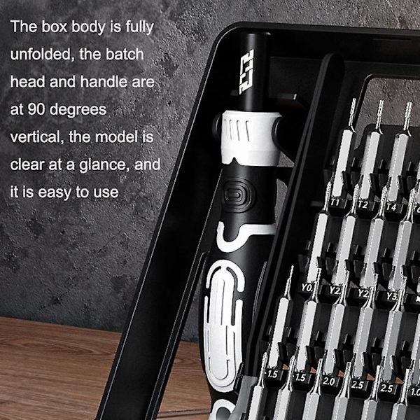 32 In 1 Phillips Screwdriver Tool Set Computer Mobile Phone Repair Tool (black)