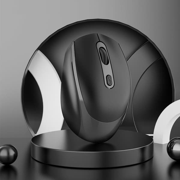 Mordely Trådlös mus Bluetooth SVART Black