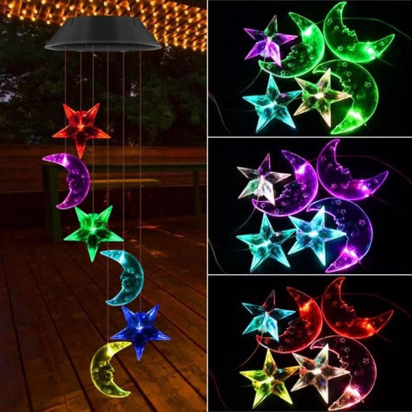 Mordely Solar Light Wind Chimes LED