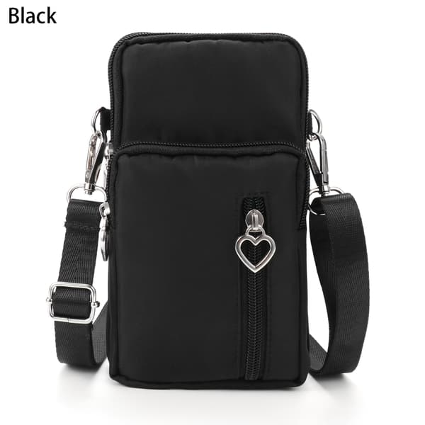 Mordely Crossbody-väskor för kvinnor axelväska SVART