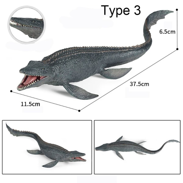 Mordely 1 st Ocean Dinosaur Model Mosasaurus Figurines Marine Organism