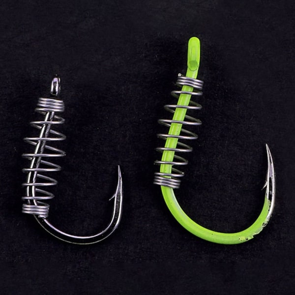 Mordely 40 st Luminous Spring Fishing Krokar Iseni Hook 7