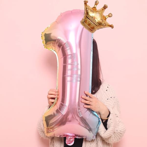 st Antal Ballonger Mini Crown Balloon 3