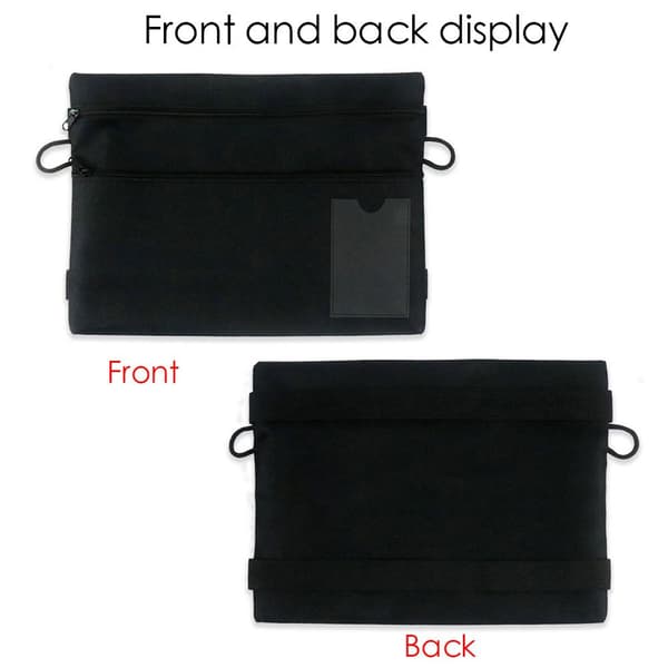 Mordely Solmio Folder Case Luokka Paperilaukut MUSTA Black