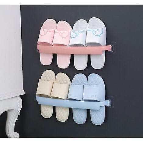 2023 Wall-mounted Towel Rail Without Drilling (3 Pieces, White+blue+pink)
