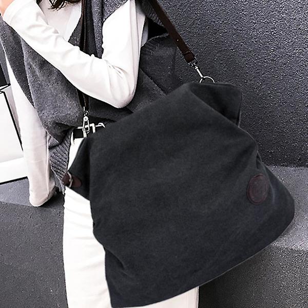 Mordely Messenger-väska i canvas för kvinnor Cross-body-väska, fritidsmode black