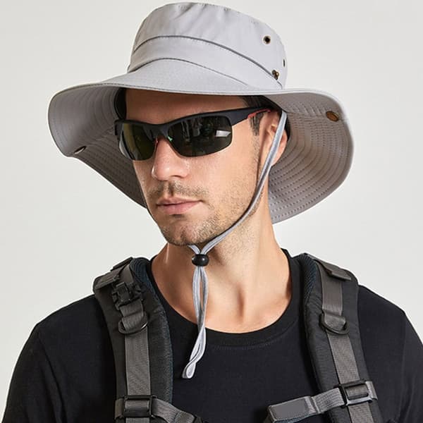 Mordely Boonie Hat Bucket Cap LJUSGRÅ Light Gray
